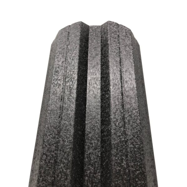 sipca gard mat structurat close negru